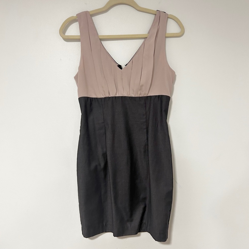 Y2K 2000's Forever 21 V Neck Sheath Dress Black purple Vampire Diaries  Small‎